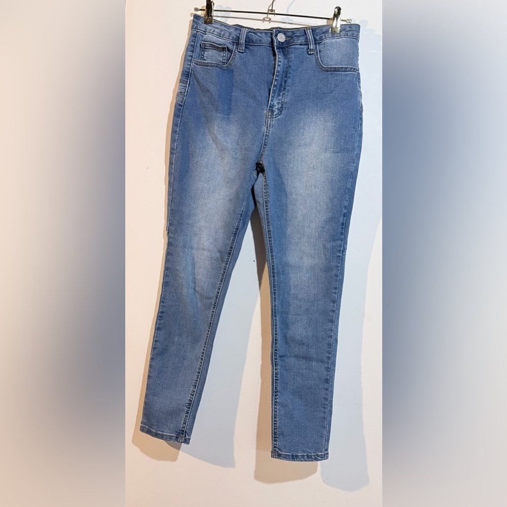 Blue High-Rise Skinny Jeans - Women